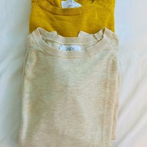 Set of 2 Zara Sweaters